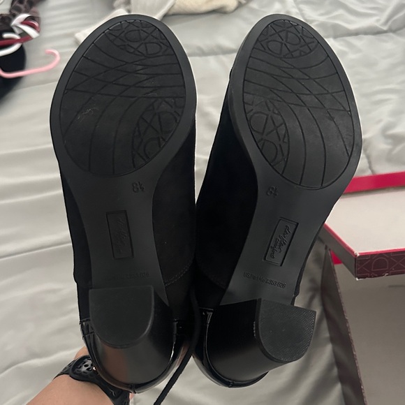 Dexflex Comfort Black Glossy Lace-Up heels - Picture 4 of 7